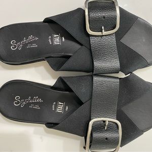 Seychelles Slip On Buckle Sandals